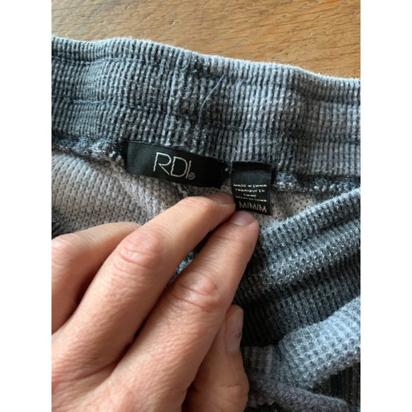 RDI thermal tie dye jogger Pants black grey AFALLON M - Picture 4 of 5